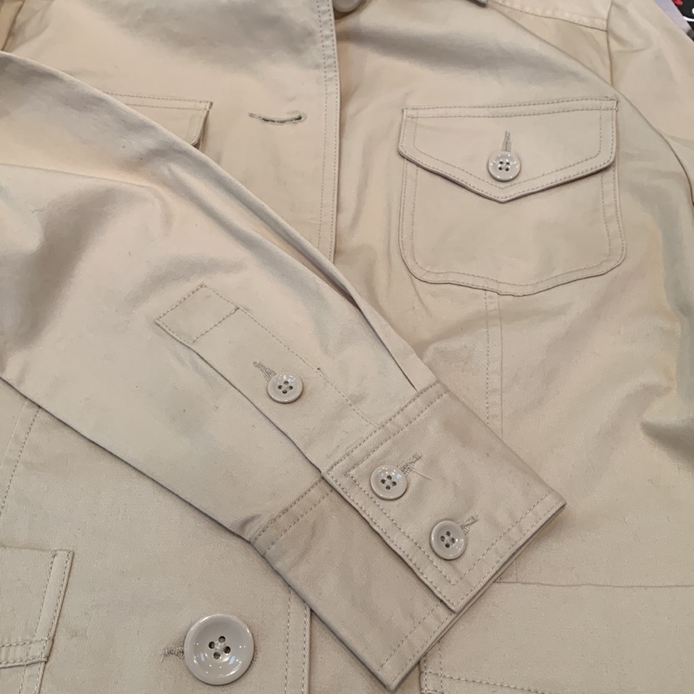 Willi Smith Khaki Safari Jacket NWT - Picture 9 of 9